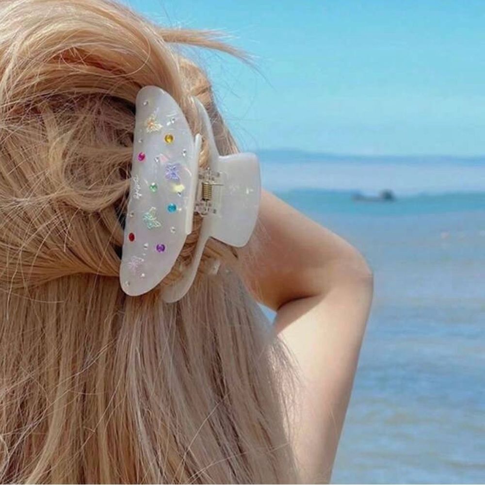 butterfly hair clips A662